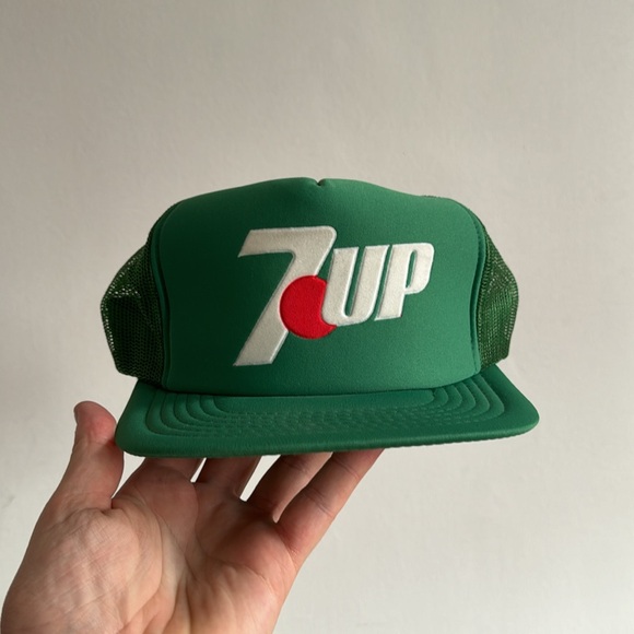 Vintage 7-Up Snapback / Trucker Style / 80s / 90s - Picture 1 of 6
